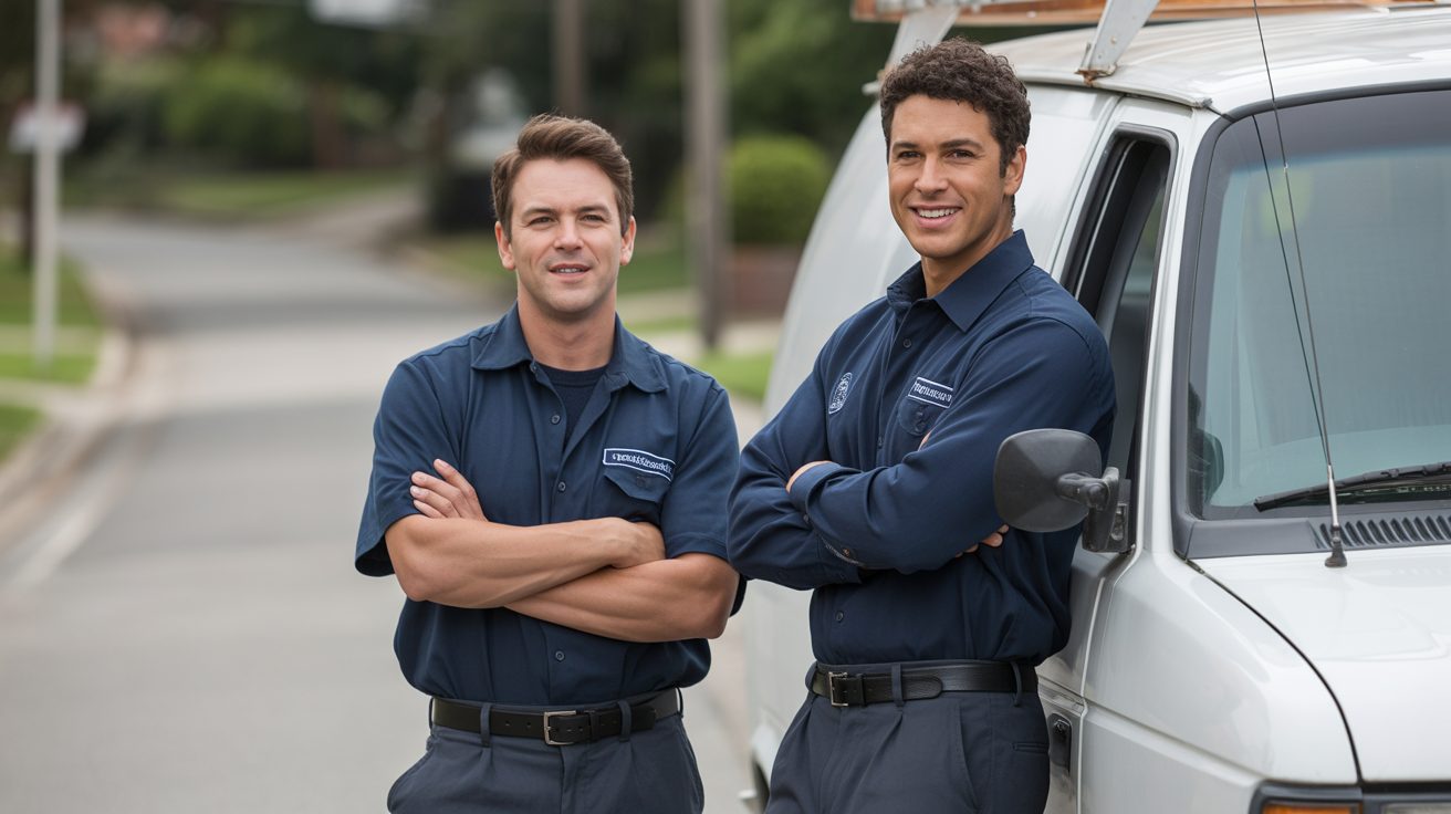 Water Damage Auckland technicians on a service call in Auckland, NZ
